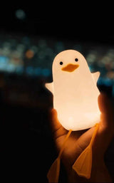 Lámpara Patito LED de Silicona – Luz Cálida de Noche
