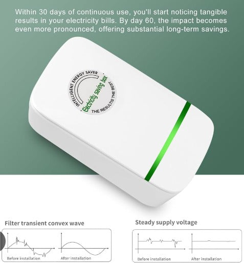 AHORRADOR DE ENERGÍA ⚡🔌 Caja Ahorradora de Energía para Hogar y Oficina