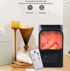 🔥🏠 Mini Calefactor Tipo Chimenea con Control Remoto – Calor Rápido para tu Espacio