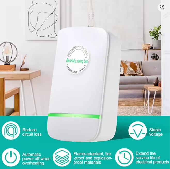 AHORRADOR DE ENERGÍA ⚡🔌 Caja Ahorradora de Energía para Hogar y Oficina