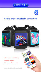 🎒✨ Mochila LED Inteligente con Bluetooth – Personaliza tu estilo en movimiento