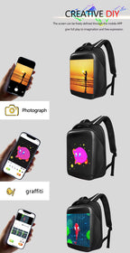 🎒✨ Mochila LED Inteligente con Bluetooth – Personaliza tu estilo en movimiento