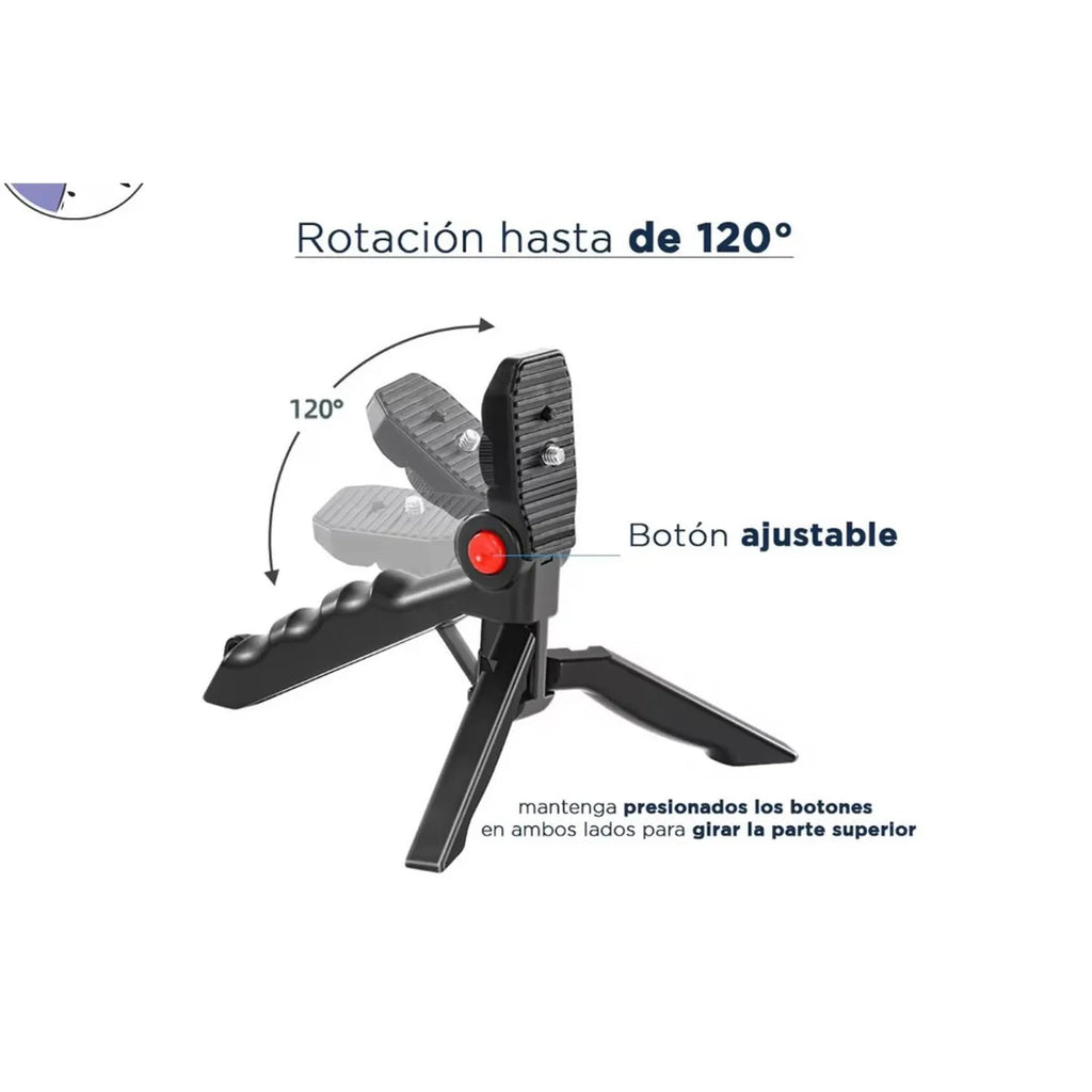 ✨ Kit de Grabación de Video con Trípode, Luz LED, Micrófono y Bluetooth🎥