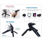 ✨ Kit de Grabación de Video con Trípode, Luz LED, Micrófono y Bluetooth🎥