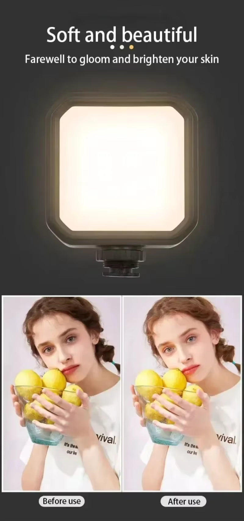 ✨ Kit de Grabación de Video con Trípode, Luz LED, Micrófono y Bluetooth🎥
